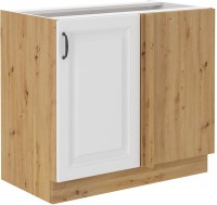Szafka kuchenna STILO 105 ND 1F Biały/Dąb Artisan dolna narożna dostawna