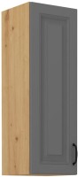 Szafka wysoka wisząca górna STILO 30 G-90 1F Szary/Dąb Artisan