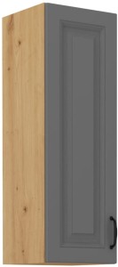 Szafka kuchenna wisząca górna STILO 30 G-90 1F Szary/Dąb Artisan