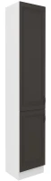 Wysoka szafka Grafit/Biały słupek STILO 40 DK-210 2 F