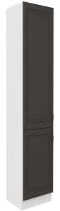 Wysoka szafka kuchenna słupek STILO 40 DK-210 2 F Grafit/Biały