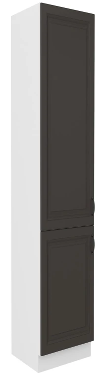 Wysoka szafka Grafit/Biały słupek STILO 40 DK-210 2 F