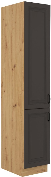 Wysoka szafka STILO słupek  40 DK-210 2 F Grafit/Artisan