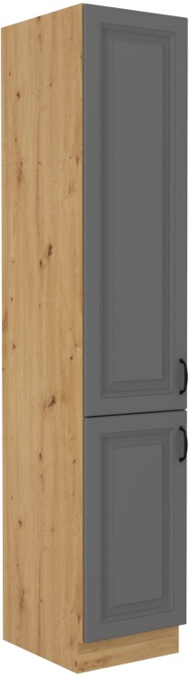 słupek kuchenny STILO 40 DK-210 2 F Szary/Dąb Artisan