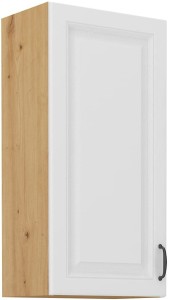 Szafka kuchenna wisząca górna STILO 40 G-90 1F Biały/Dąb Artisan