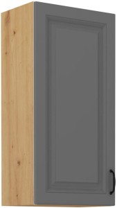 Szafka kuchenna wisząca górna STILO 45 G-90 1F Szary/Dąb Artisan