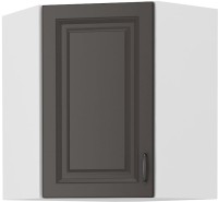 Szafka kuchenna STILO 58x58 GN-72 1 F wisząca górna narożna Grafit/Biały