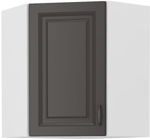 Szafka kuchenna wisząca górna narożna STILO 58x58 GN-72 1 F Grafit/Biały