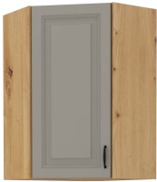 Szafka górna narożna STILO 58x58 GN-90 1F kuchenna wisząca Gliniasty Szary/Dąb Artisan