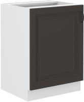 Szafka kuchenna STILO 60 D 1F dolna Grafit/Biały