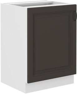 Szafka kuchenna dolna STILO 60 D 1F Grafit/Biały