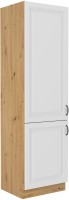 Wysoki słupek STILO 60 DK-210 2 F Biały/Dąb Artisan