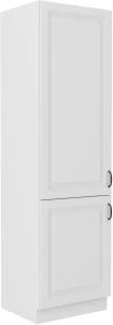 Wysoka szafka kuchenna słupek STILO 60 DK-210 2 F Biały/Biały