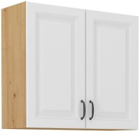 Szafka wisząca górna STILO 80 G-72 2F Biały/Dąb Artisan