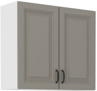 Szafka kuchenna STILO  wisząca górna 80 G-72 2F Gliniasty Szary/Biały