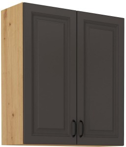 Szafka kuchenna wisząca górna STILO 80 G-90 2F Grafit/Artisan