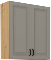 Szafka STILO 80 G-90 2F kuchenna wisząca górna  Gliniasty Szary/Dąb Artisan