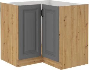 Szafka kuchenna dolna narożna STILO 89x89 DN 1F Szary/Dąb Artisan