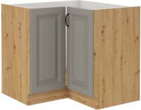 Szafka kuchenna dolna narożna STILO 89x89 DN 1F Gliniasty Szary/Dąb Artisan