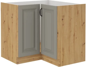 Szafka kuchenna dolna narożna STILO 89x89 DN 1F Gliniasty Szary/Dąb Artisan