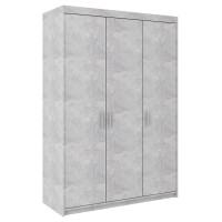 Szafa trzydrzwiowa Elena 3D BJ03 Jasny Beton szafa z zesatwu