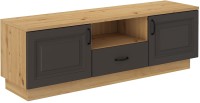 Szafka pod telewizor Flawia GRAR RTV 2D 1S Grafit/Artisan