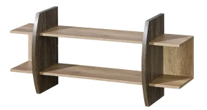 Półka wisząca piętrowa 120 cm na ścianę na książki Romero R13 Dąb Canyon/Arusha