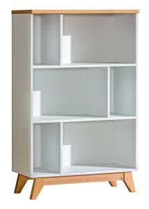 Regał 80 cm do salonu Sven SV6 Dąb Nash/Sosna Andersen