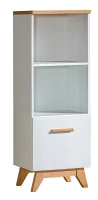 Regał otwarty 45 cm do salonu Sven SV7 w kolorze Dąb Nash/Sosna Andersen.