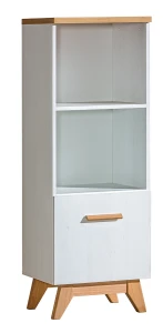 Regał 45 cm do salonu Sven SV7 Dąb Nash/Sosna Andersen