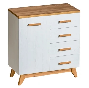 Komoda do salonu 80 cm Sven SV8 Dąb Nash/Sosna Andersen