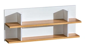Półka podwójna wisząca 122 cm Sven SV11 Dąb Nash/Sosna Andersen
