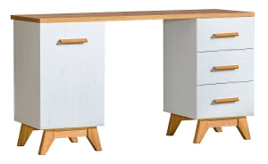 Biurko do pokoju 140 cm Sven SV12 Dąb Nash/Sosna Andersen