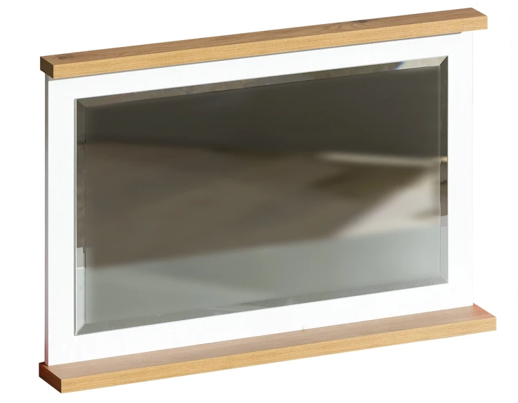 Lustro na ścianę 85 cm Sven SV14 w kolorze Dąb Nash/Sosna Andersen.