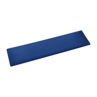 Panel ścienny tapicerowany 3D o wymiarze 60x15 wezgłowie w kolorze niebieskim.