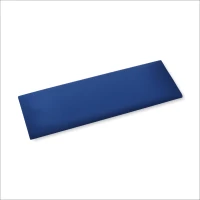 Panel ścienny tapicerowany 3D o wymiarze 60x20 wezgłowie w kolorze niebieskim.