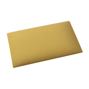 Panel ścienny tapicerowany 3D 50x30 wezgłowie żółty