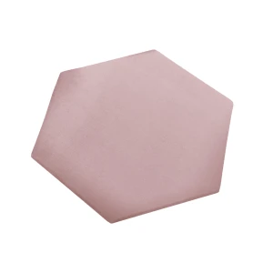 Panel ścienny tapicerowany 3D 35x45 Plaster miodu/Heksagon wezgłowie różowy