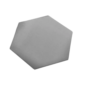 Panel ścienny tapicerowany 3D 35x45 Plaster miodu/Heksagon wezgłowie szary