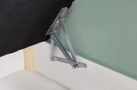 Mechanizm podnoszenia w pojemniku na pościel w tapczanie młodzieżowym Hirek 80x180 miętowy - internetowy sklep meblowy BIRD Meble