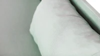 Łóżko młodzieżowe z pojemnikiem na pościel Hirek 80x180 poduszka miętowy - internetowy sklep meblowy BIRD Meble