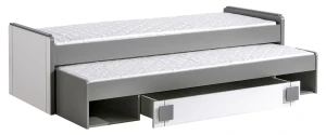 Łóżko młodzieżowe rozsuwane 80x200 Gumi G16 Biały/Antracyt