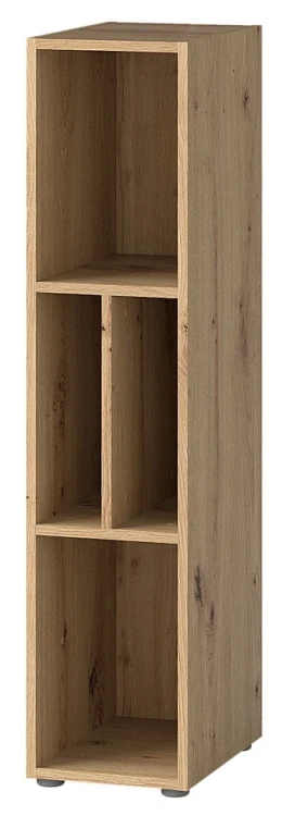 Regał Melo ME3 w odcieniu Dębu Artisan to połączenie elegancji i funkcjonalności, które doskonale uzupełnią Twoje wnętrze.