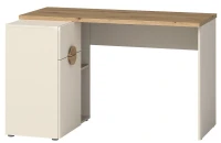 Boczne biurko pod komputer do biura lub pokoju dziecięcego Melo ME8 w kolorze Cashmere Dąb Artisan.
