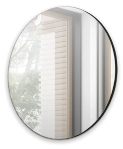 Lustro okrągłe wiszące do toaletki 70 cm Navene NV-01 Biały Mat