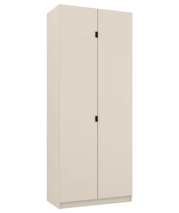 Szafa z nadstawką 100 cm do garderoby modułowej Foxen Cashmere