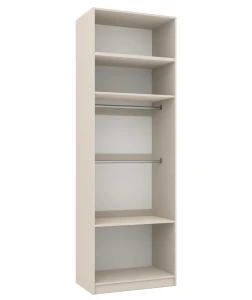Szafa z nadstawką otwarta 80 cm do garderoby modułowej Foxen Cashmere