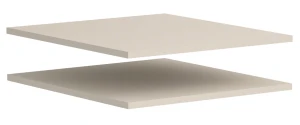 Dodatkowe półki 50 cm do garderoby modułowej Foxen Cashmere