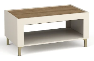Stolik kawowy do salonu Mossa MO9 Cashmere/Dąb Whisky