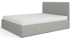 Łóżko dwuosobowe 160x200 Mossa MO12 Szare
